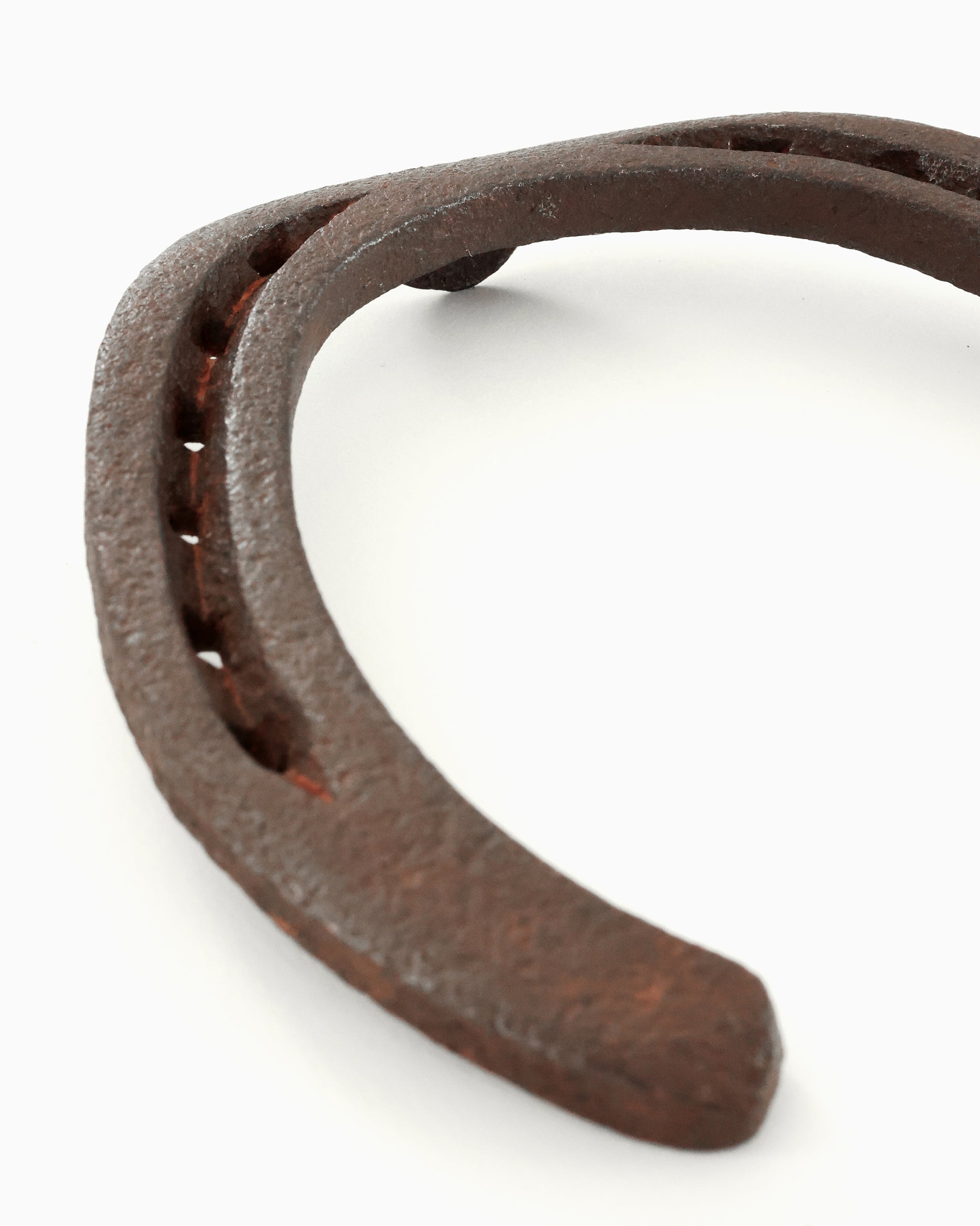 Fortune’s Arc Cast Iron Horseshoe, Hearth Brown