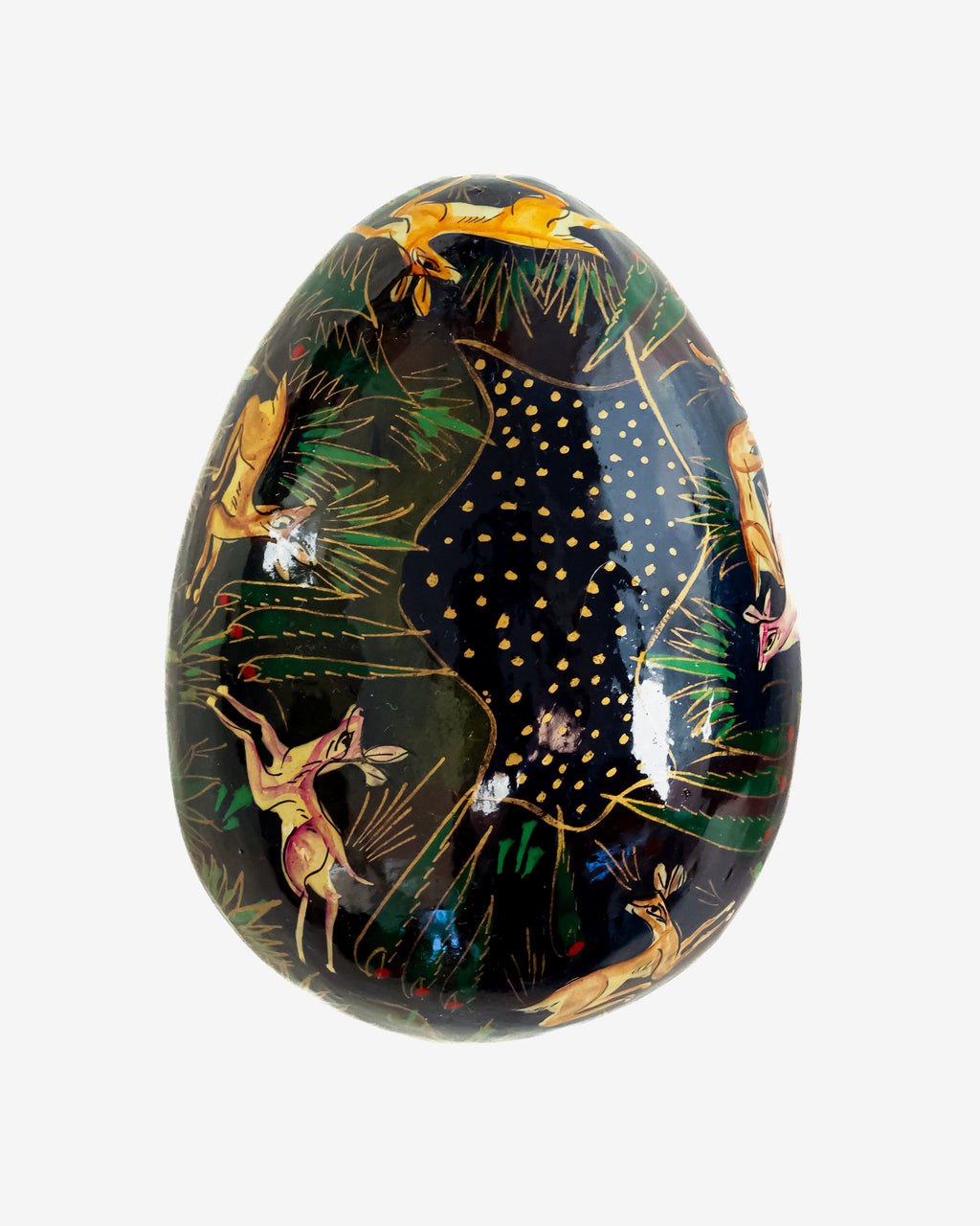 Midnight Fable Papier-Mâché Keepsake Box, Starry Kashmir