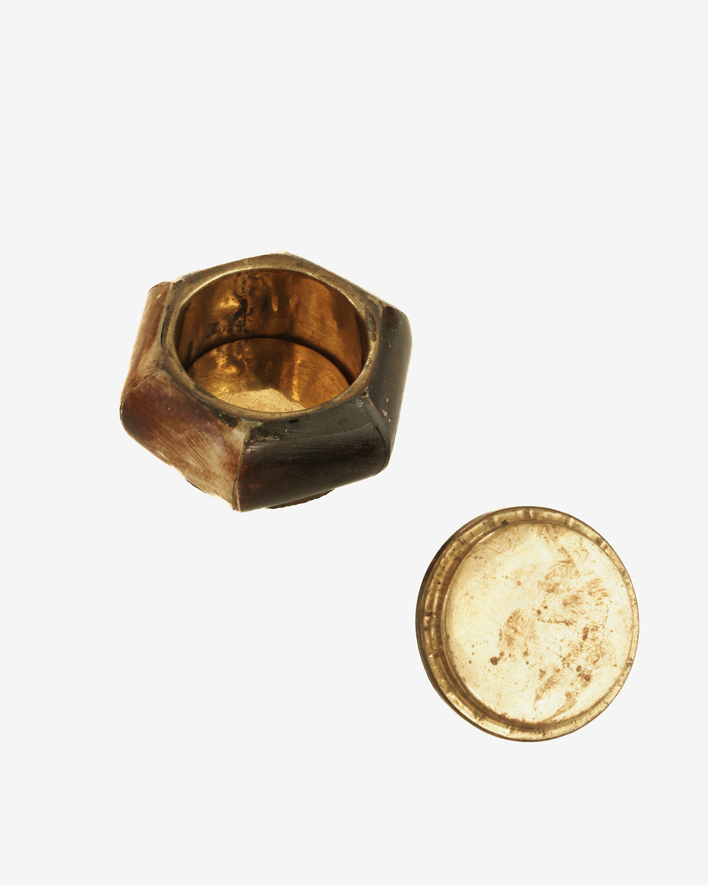 Handmade Camel Bone Trinket Box, Petra 1995