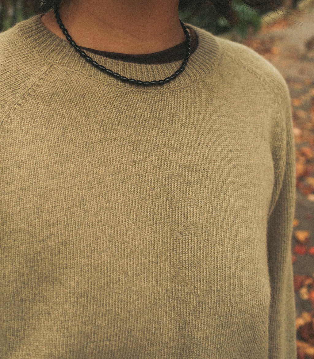 Oval Onyx Silver Necklace, Noir