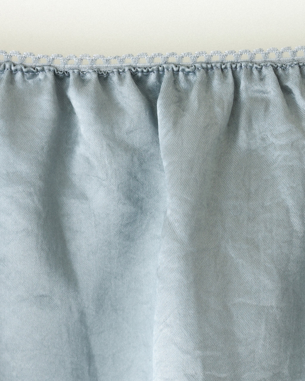 Marie Storm Satin Skirt, Stormlight Blue