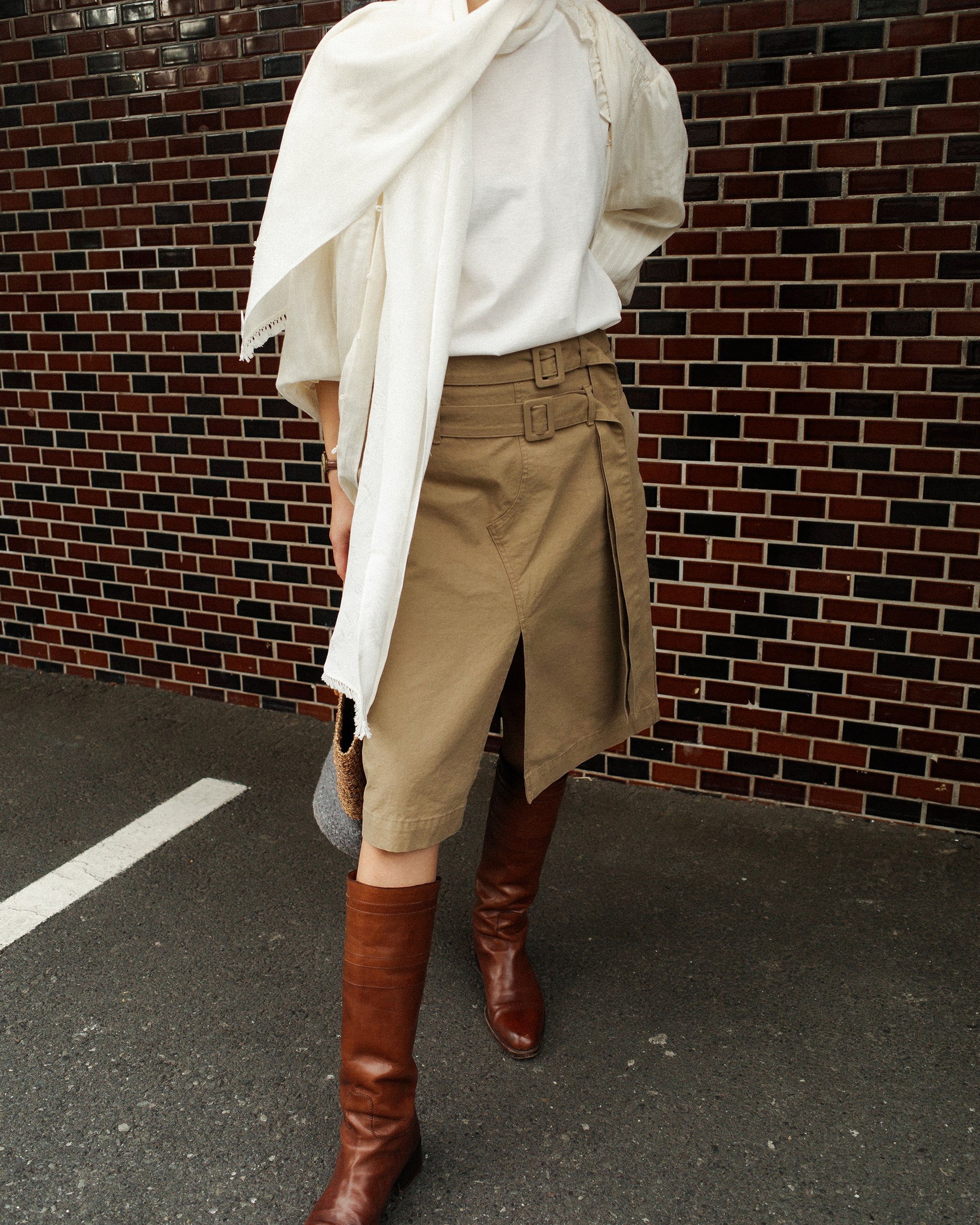 Marie Silk-Light Tassel Scarf, Banila Sky