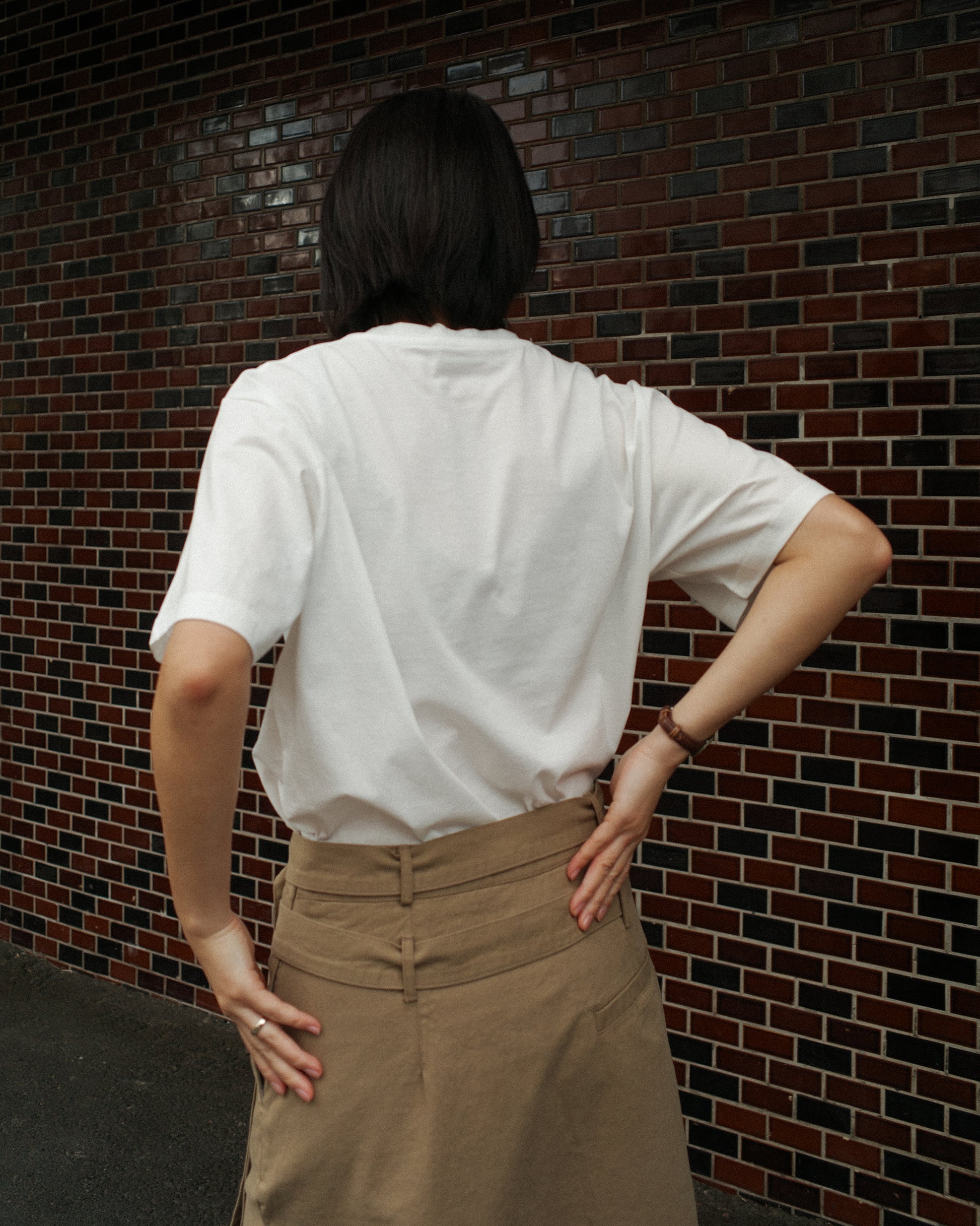 デイジー クラシック コットンTシャツ, ペーパーホワイト