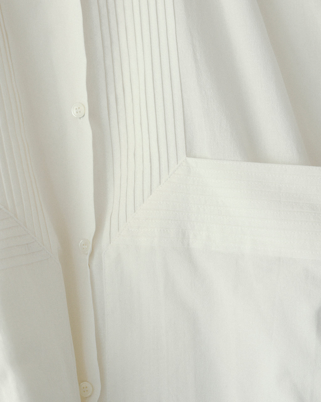 Newton Cotton-linen Oversized Cottage Shirt, Milky White