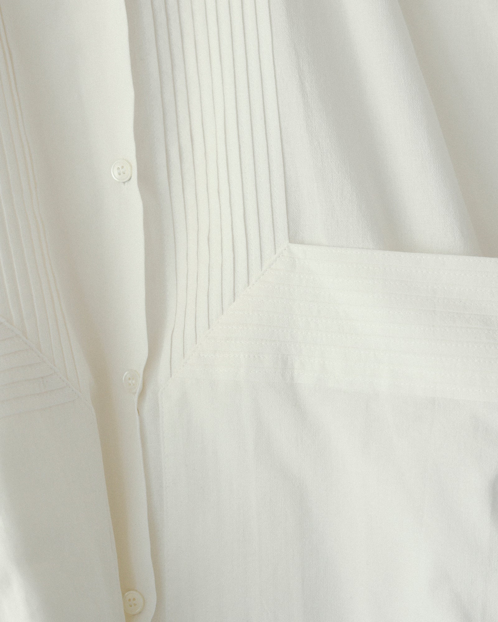 Newton Cotton-linen Oversized Cottage Shirt, Milky White