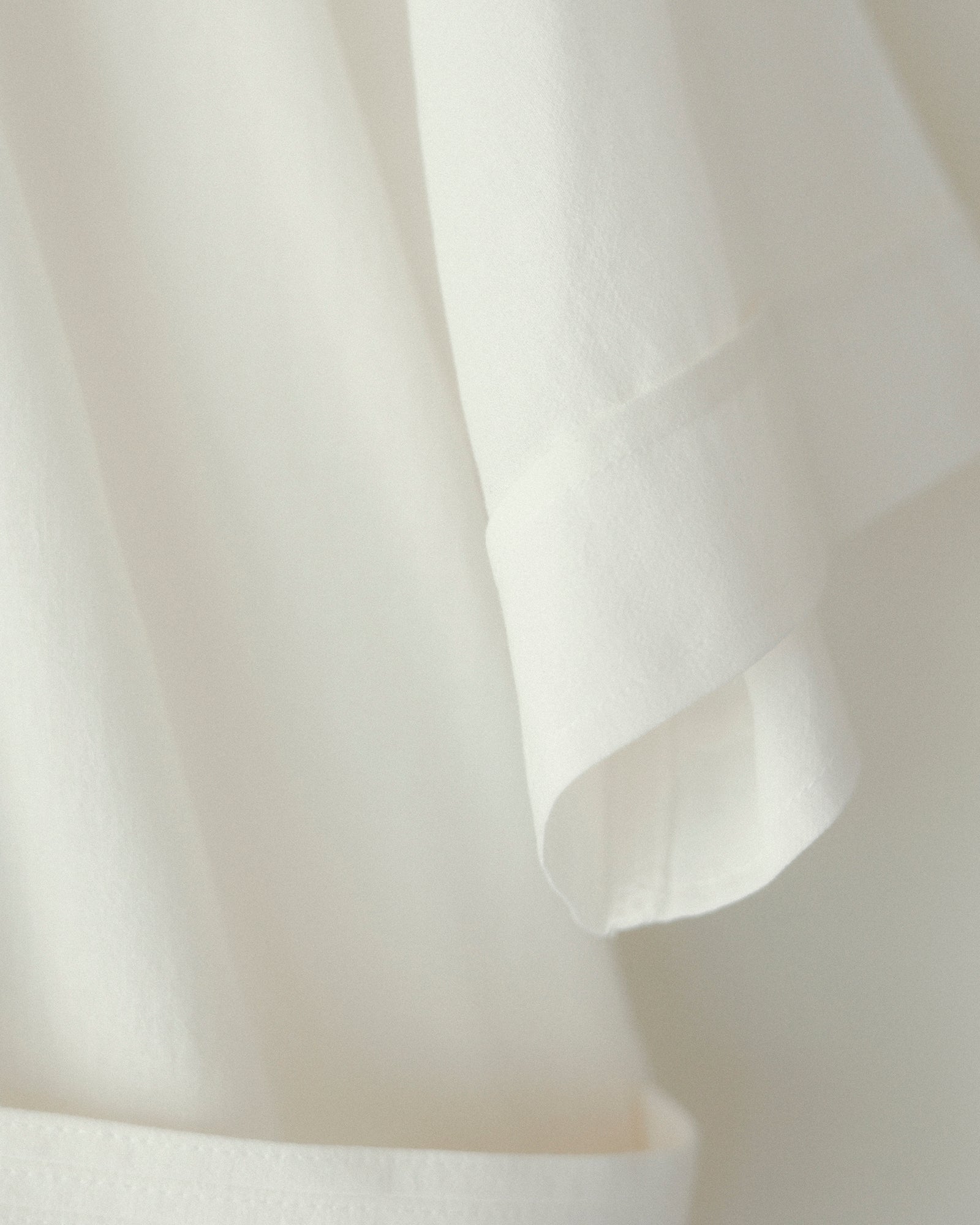 Newton Cotton-linen Oversized Cottage Shirt, Milky White