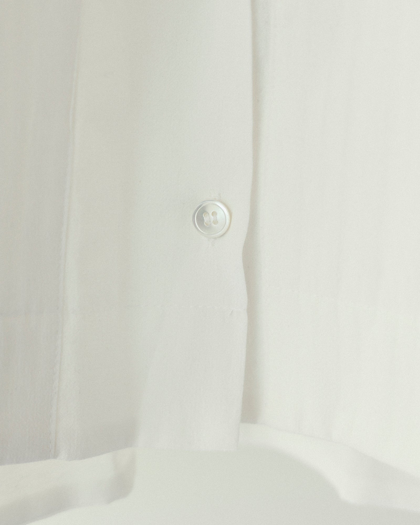 Newton Cotton-linen Oversized Cottage Shirt, Milky White