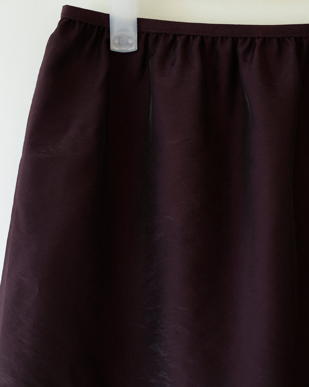 Midnight Soirée Sheer Lace Skirt, Bordeaux Noir