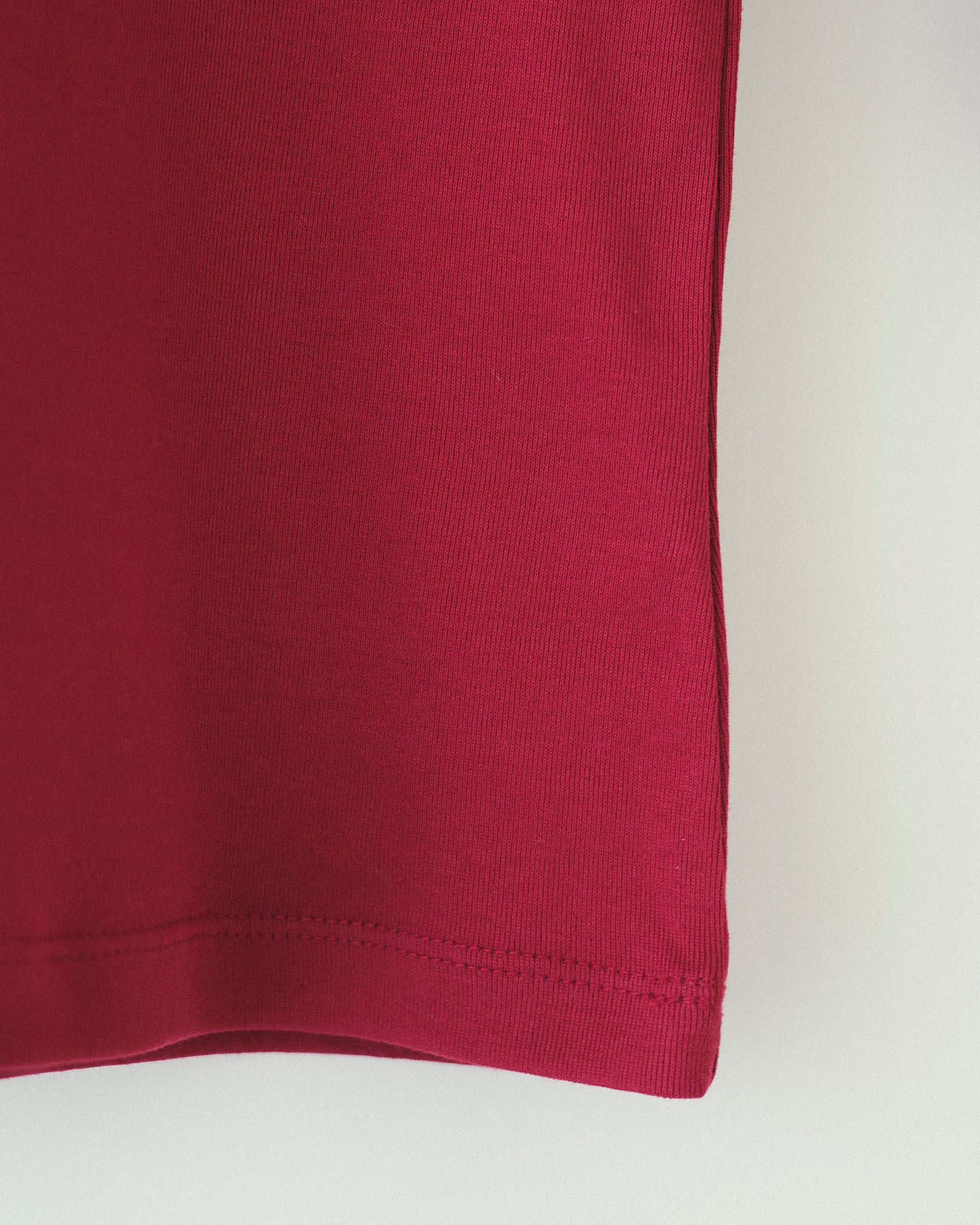 Scarlet Whisper Fitted Tee, Crimson Rose