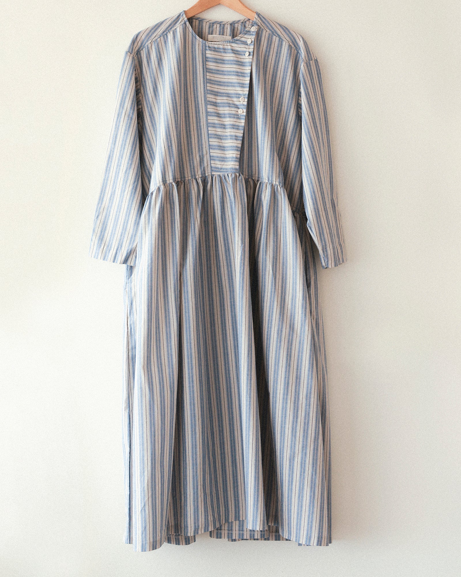 Agnes Stripe Oversized Dress, Cotswold Sky