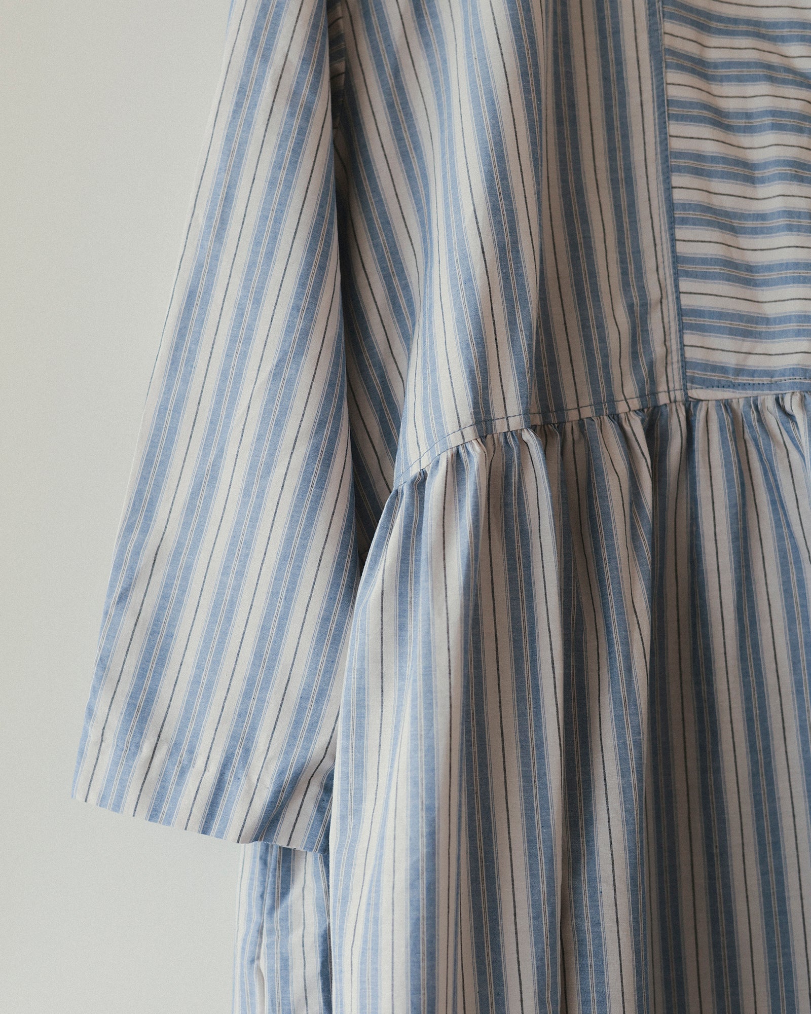Agnes Stripe Oversized Dress, Cotswold Sky
