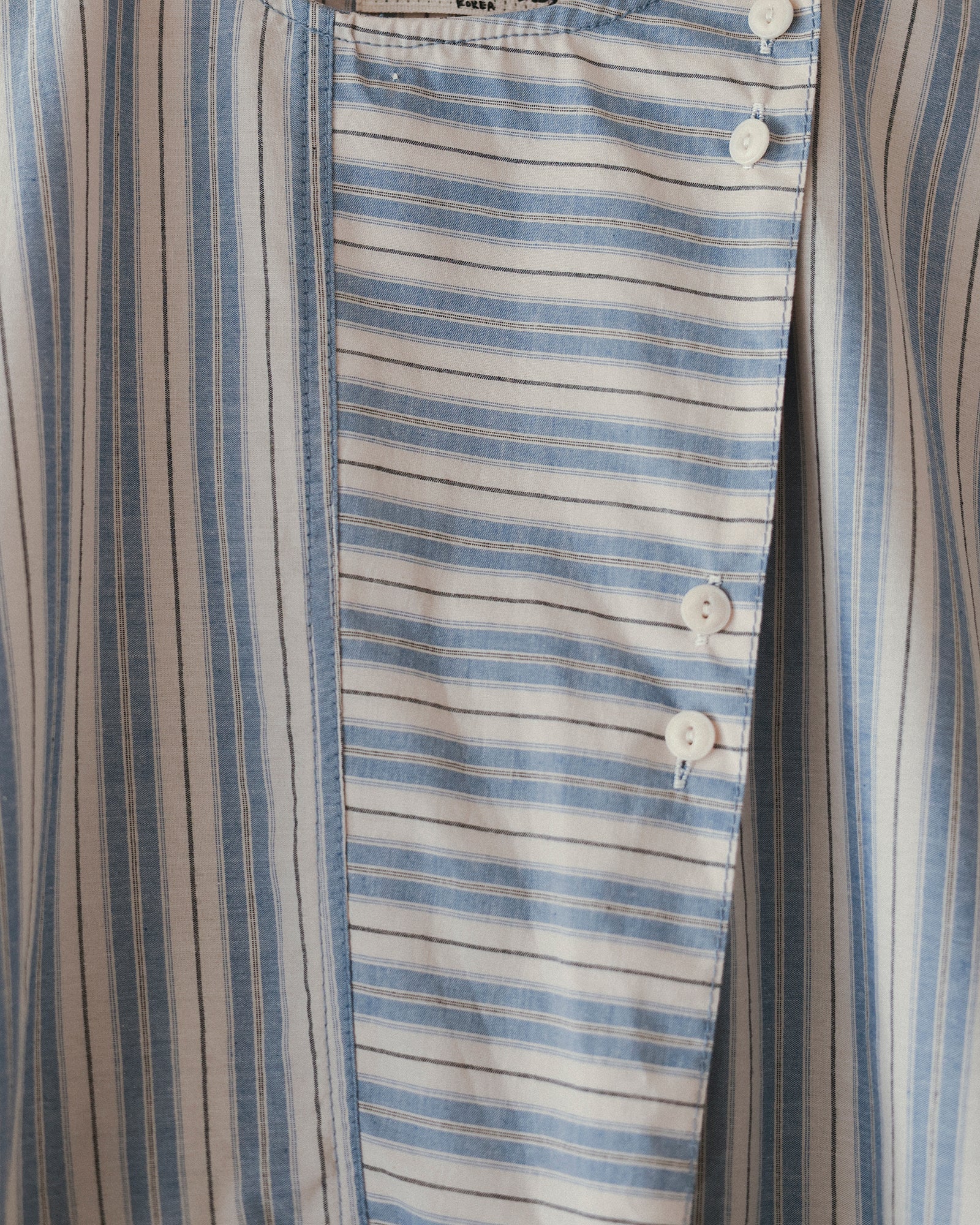 Agnes Stripe Oversized Dress, Cotswold Sky