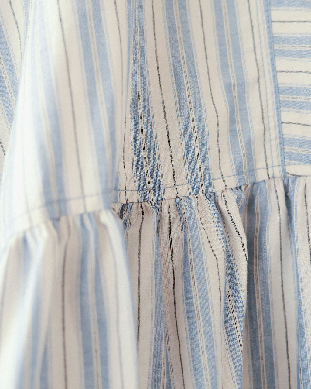 Agnes Stripe Oversized Dress, Cotswold Sky