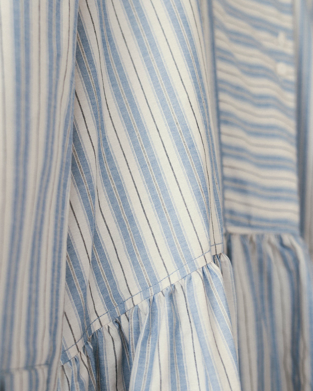 Agnes Stripe Oversized Dress, Cotswold Sky