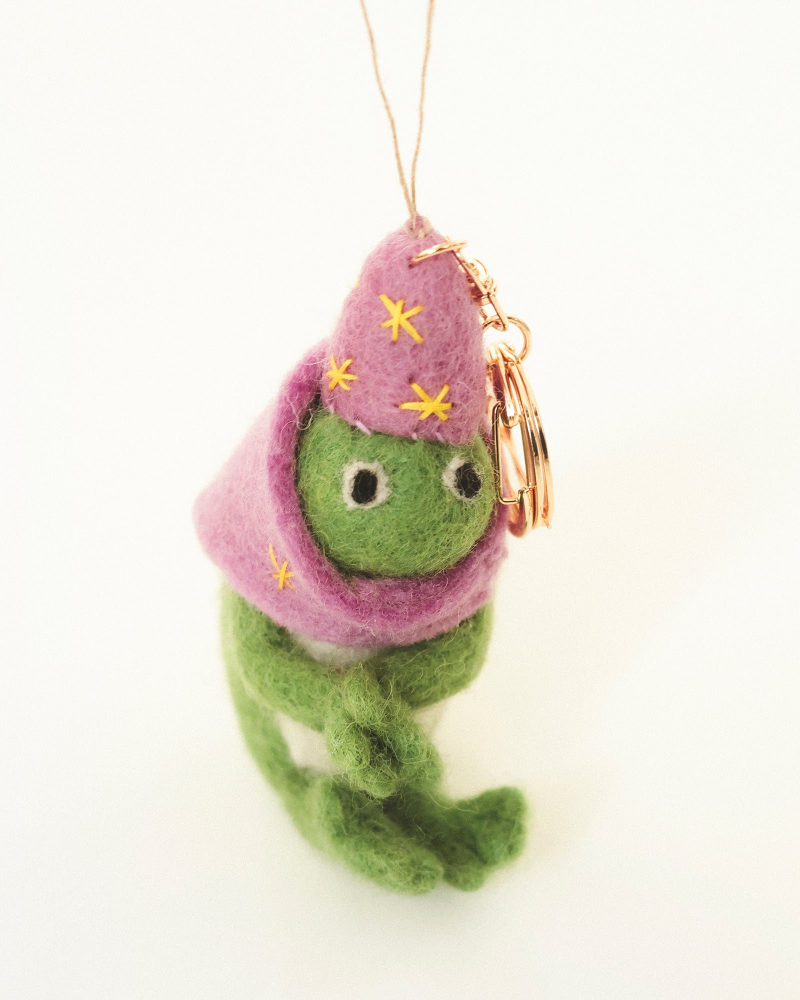 (Little Wizard Edition) Enchanted Bayou Frog Keyring, Starlit