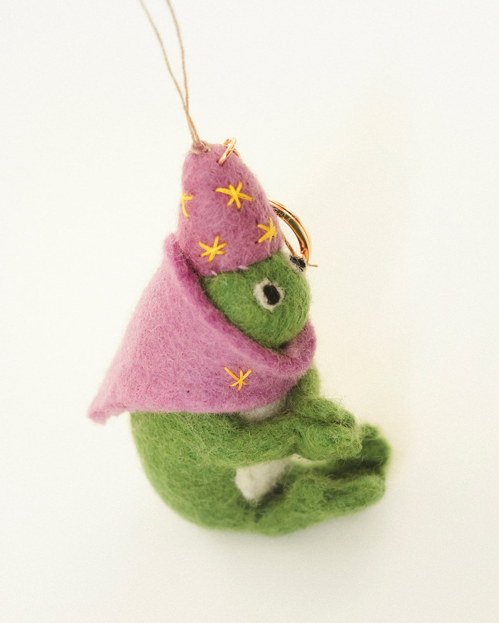 (Little Wizard Edition) Enchanted Bayou Frog Keyring, Starlit