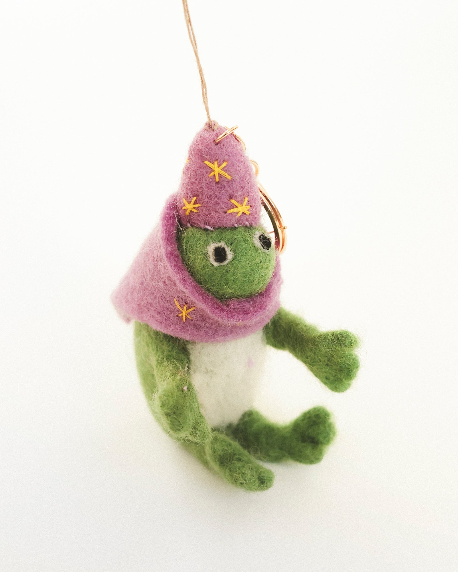 (Little Wizard Edition) Enchanted Bayou Frog Keyring, Starlit
