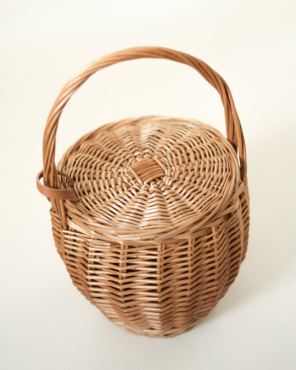 Bruton Willow Basket, Natural Wicker