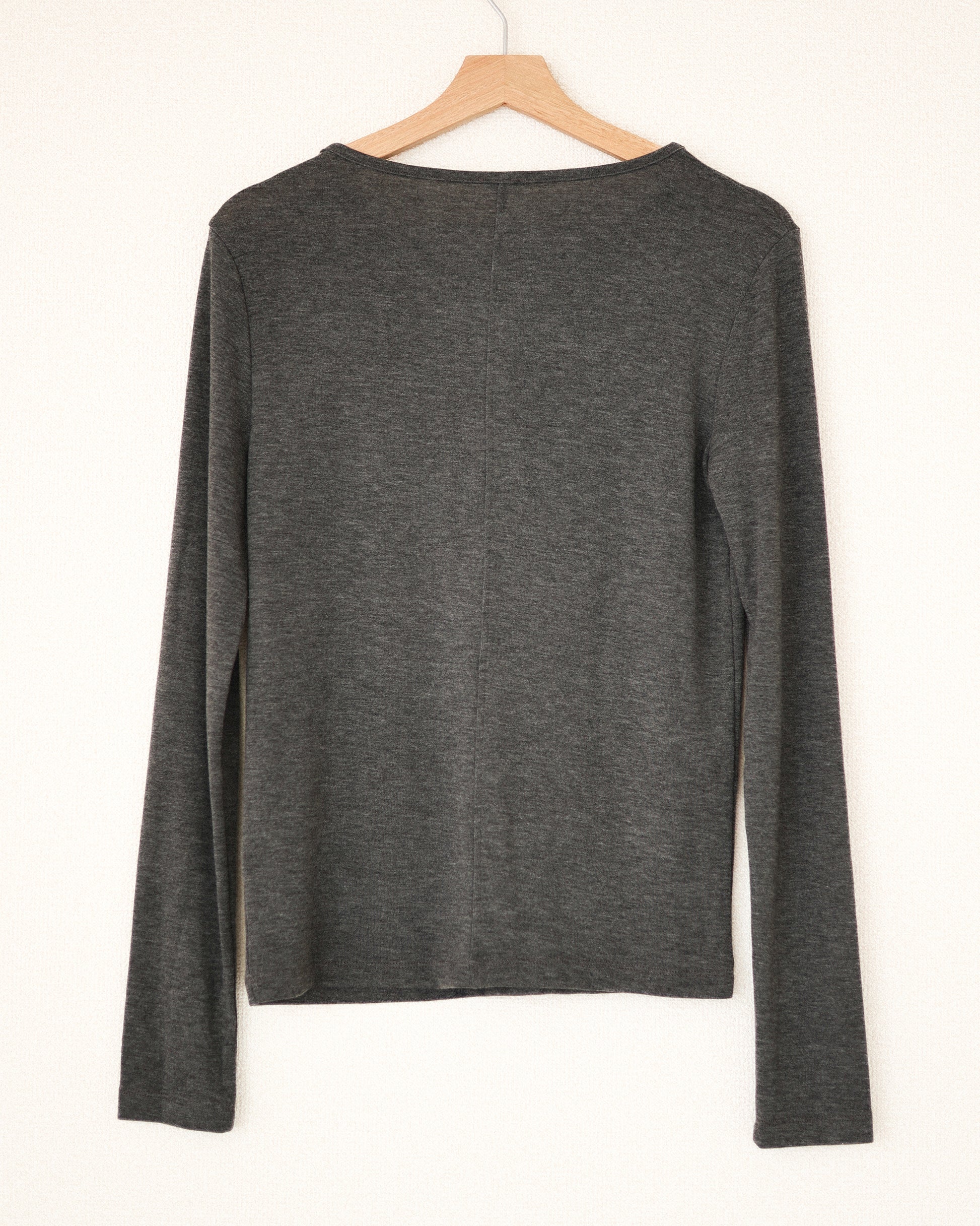 (Back in stock on 10/30) Fleetwood Long Sleeve Tee, Charcoal Grey
