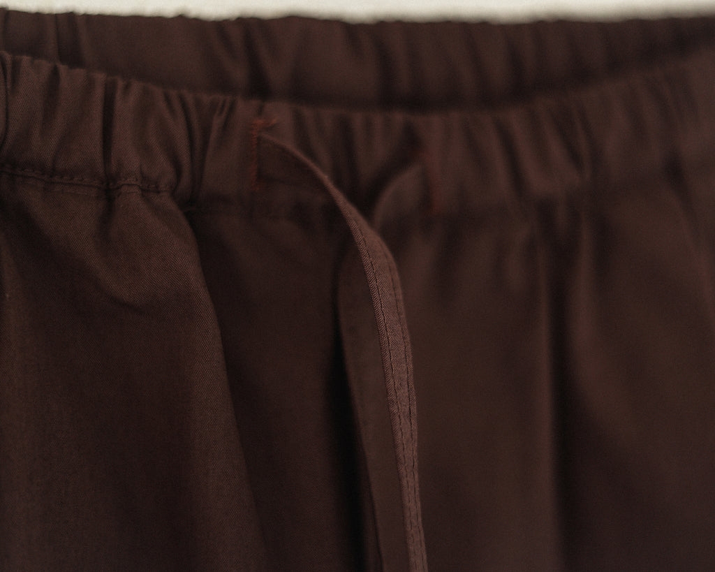 Eddie Drawstring Trousers, Chestnut Brown