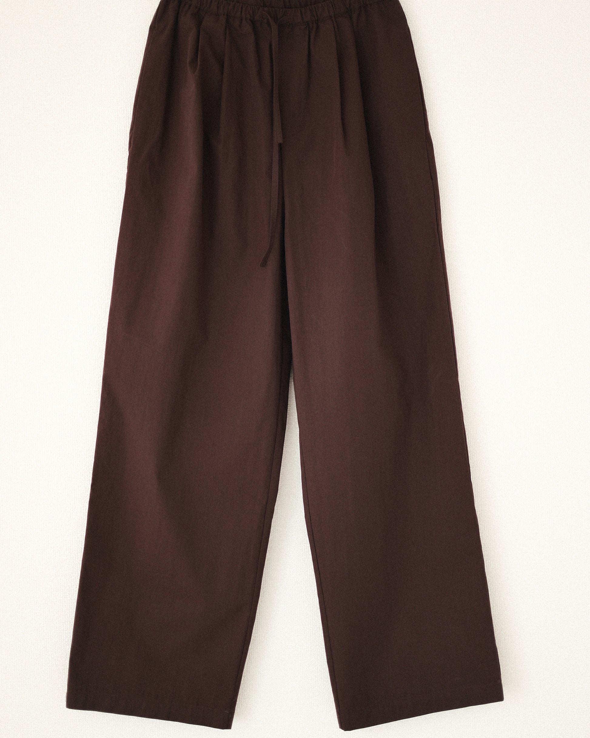 Eddie Drawstring Trousers, Chestnut Brown