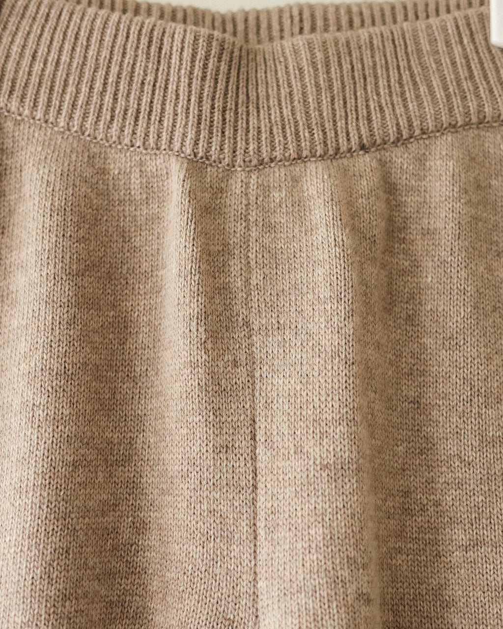 December Wool Relaxed Trousers, Nuts