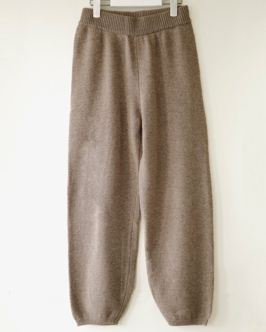 December Wool Relaxed Trousers, Nuts
