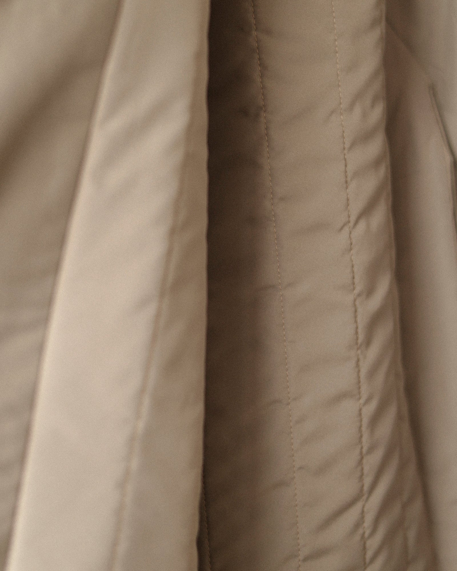 Norah Padded Long Coat, Taupe Brown