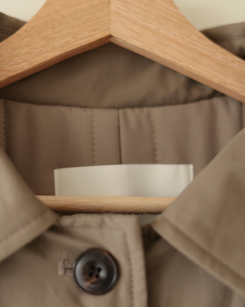 Norah Padded Long Coat, Taupe Brown