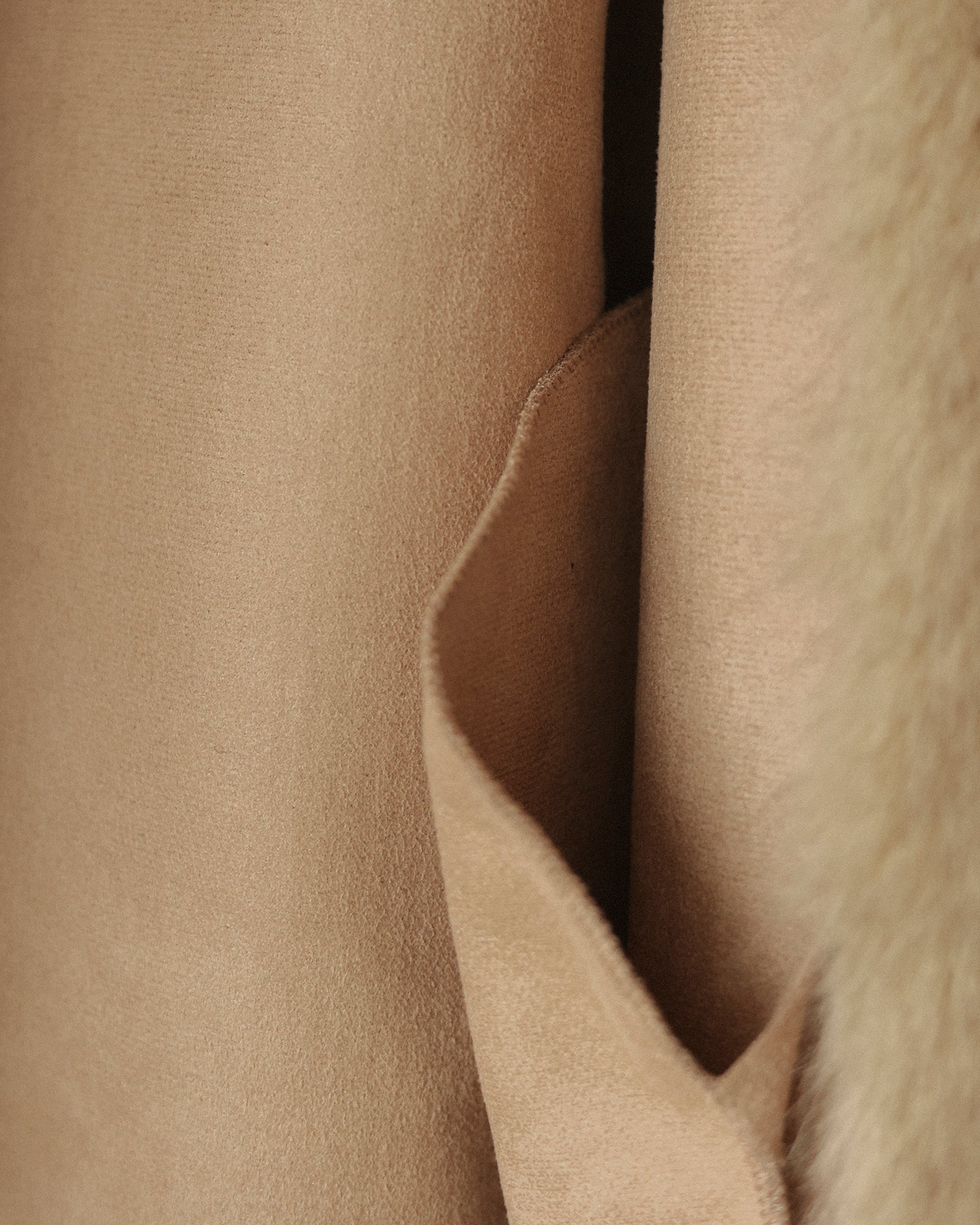 Dalla Voluminous Eco Fur Jacket, Muted Beige