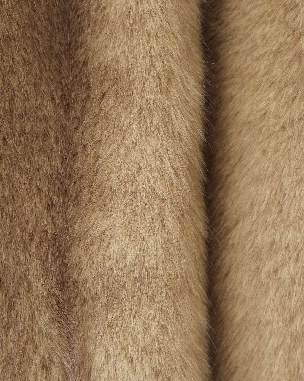 Dalla Voluminous Eco Fur Jacket, Muted Beige
