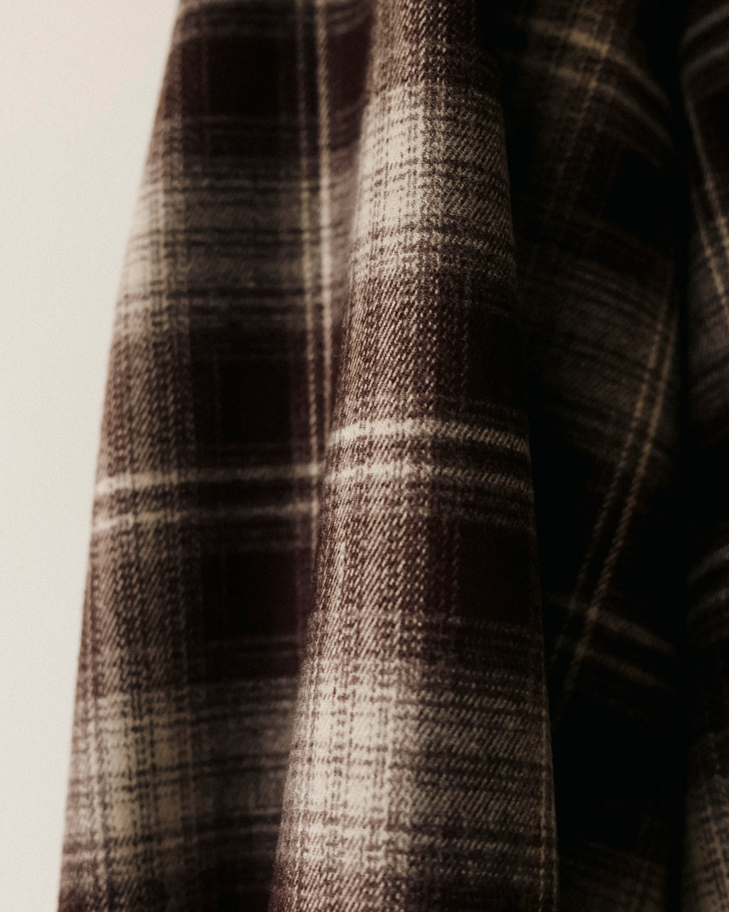 Highland Wool Check Shirt, Chestnut