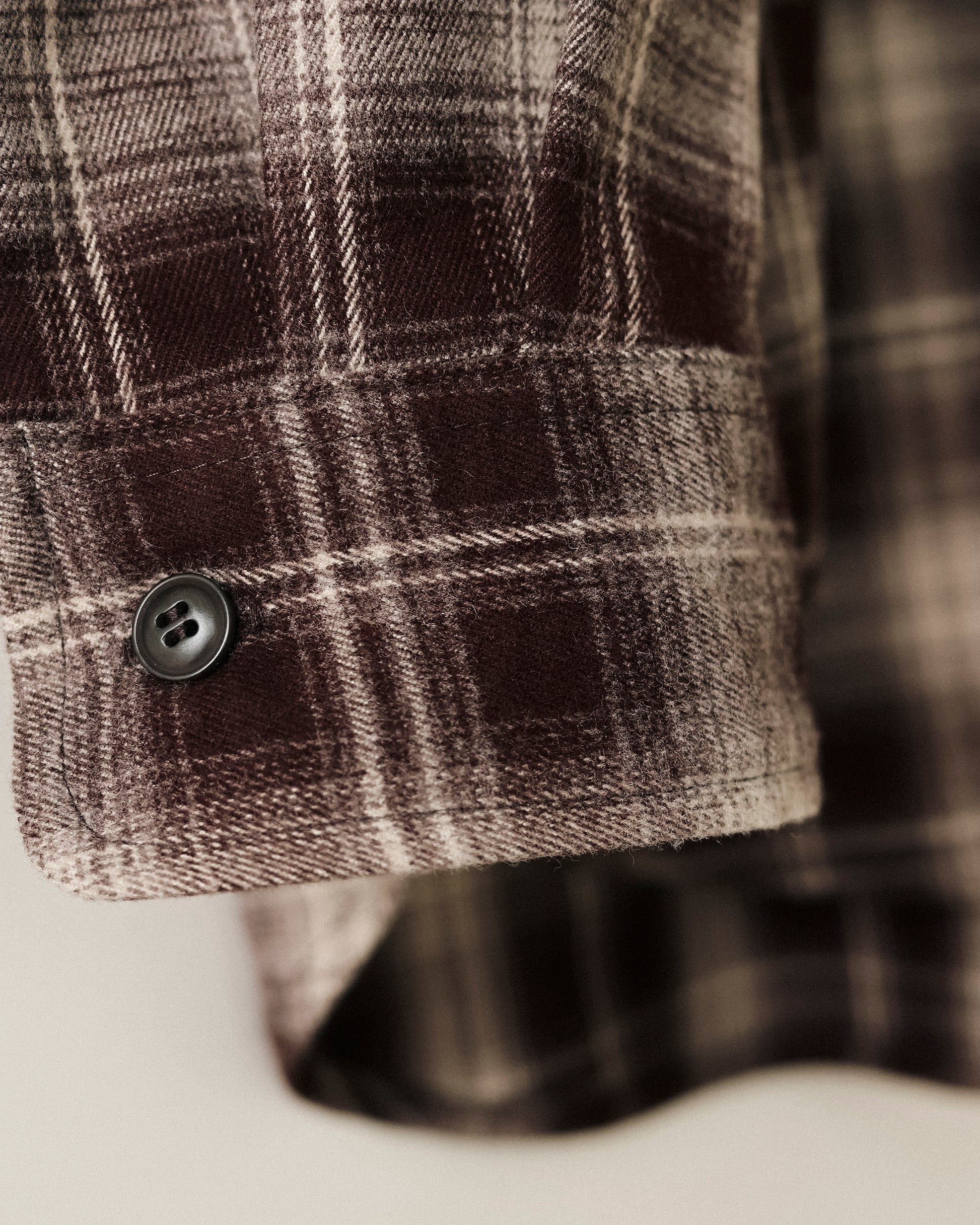 Highland Wool Check Shirt, Chestnut