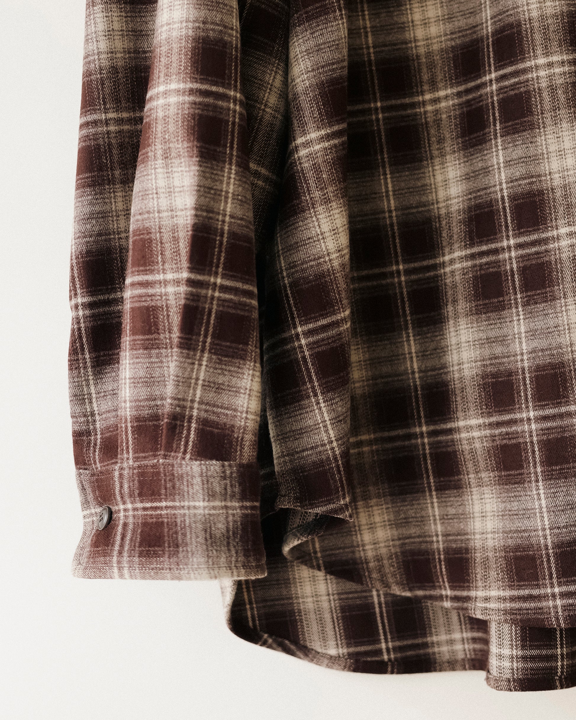 Highland Wool Check Shirt, Chestnut