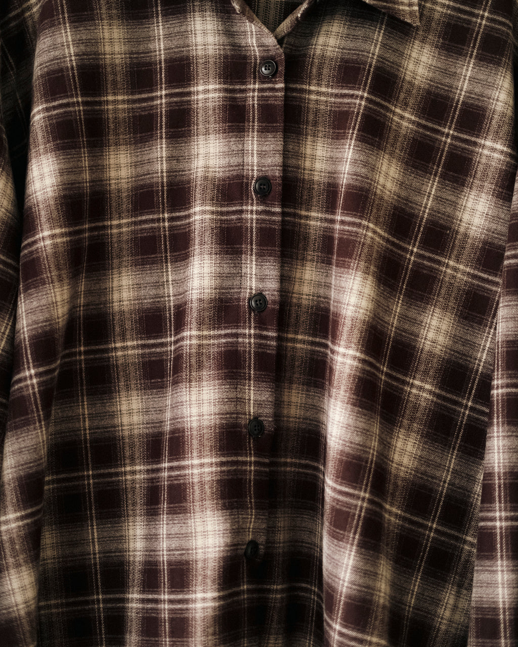 Highland Wool Check Shirt, Chestnut