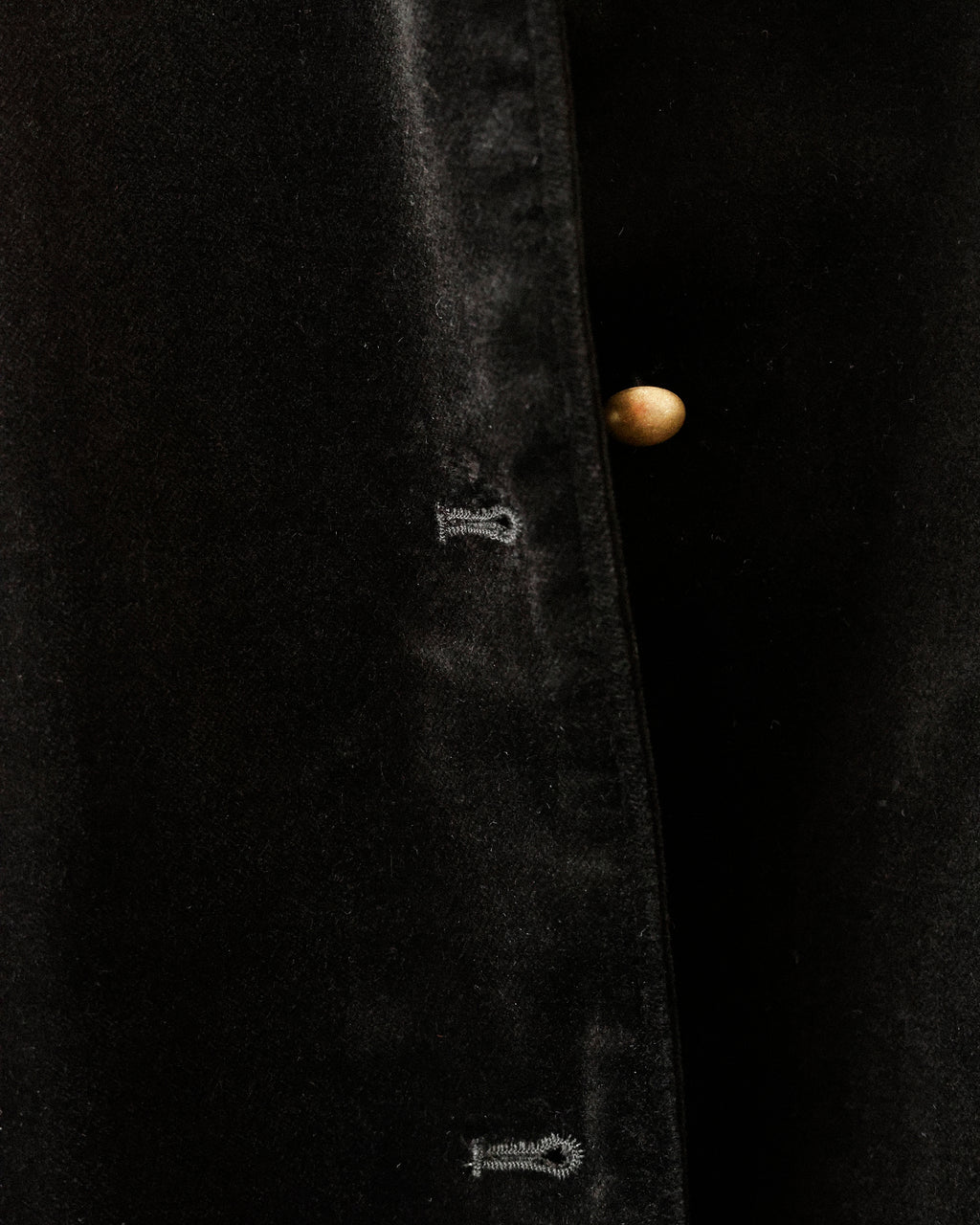 Baroque Velvet Raglan Jacket, Double Black