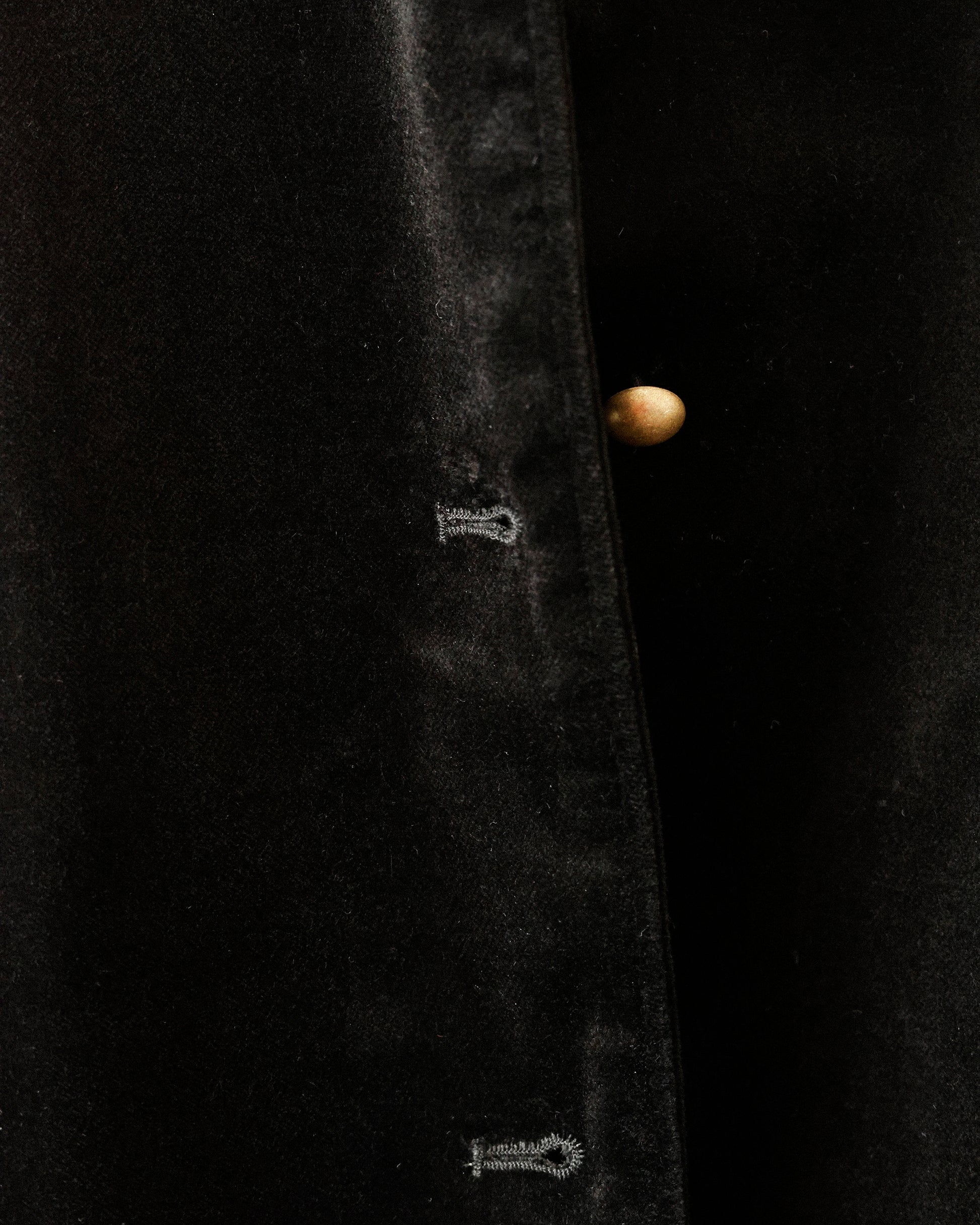 Baroque Velvet Raglan Jacket, Double Black