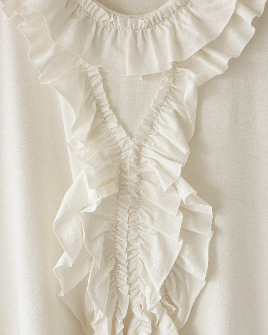 Opera Juliette Ruffled Tee, Tamago