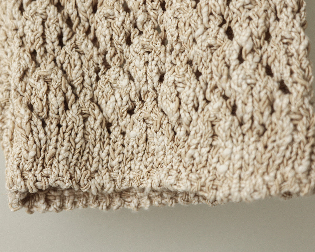 Aiko Textured Knit Zip Cardigan, Bagel