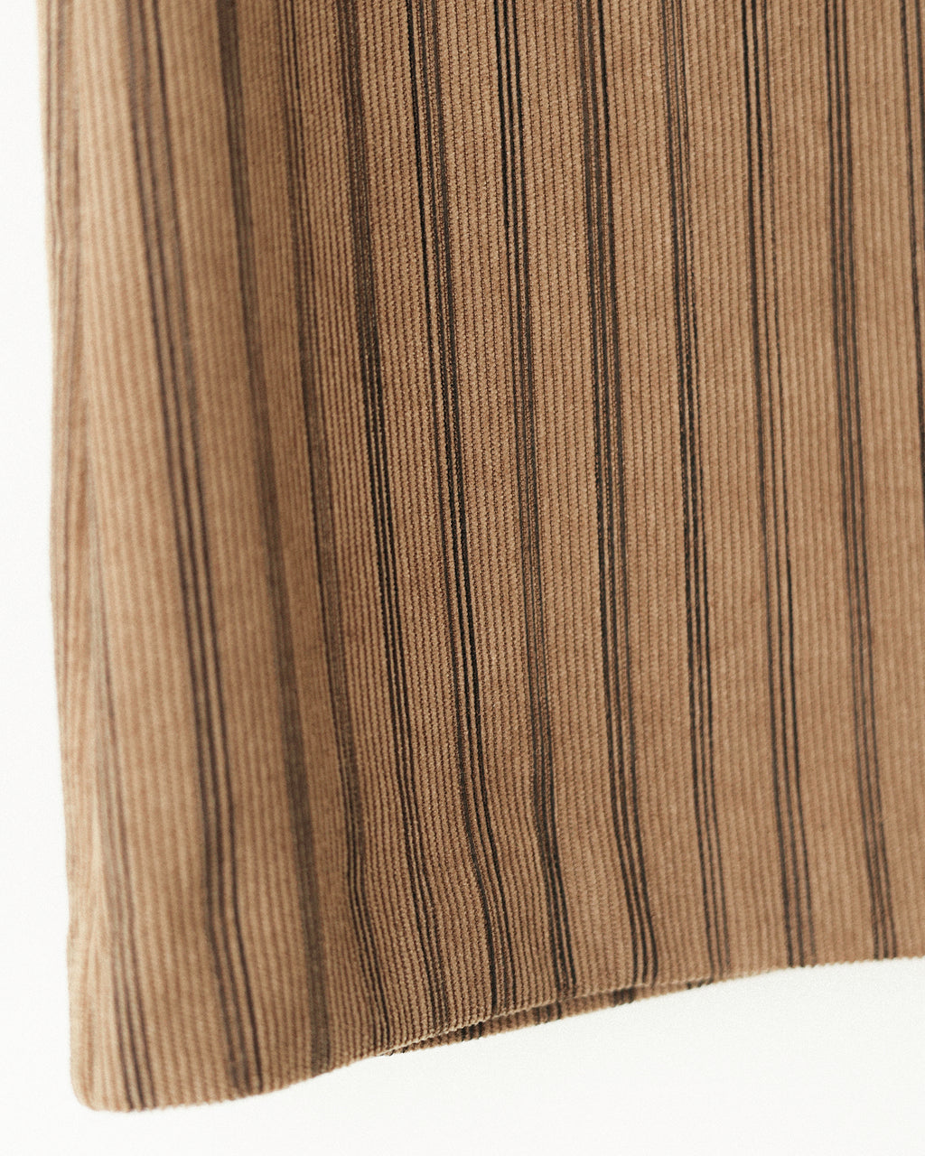 Nada Retro Striped Corduroy Flare Trousers, Autumn Leaves