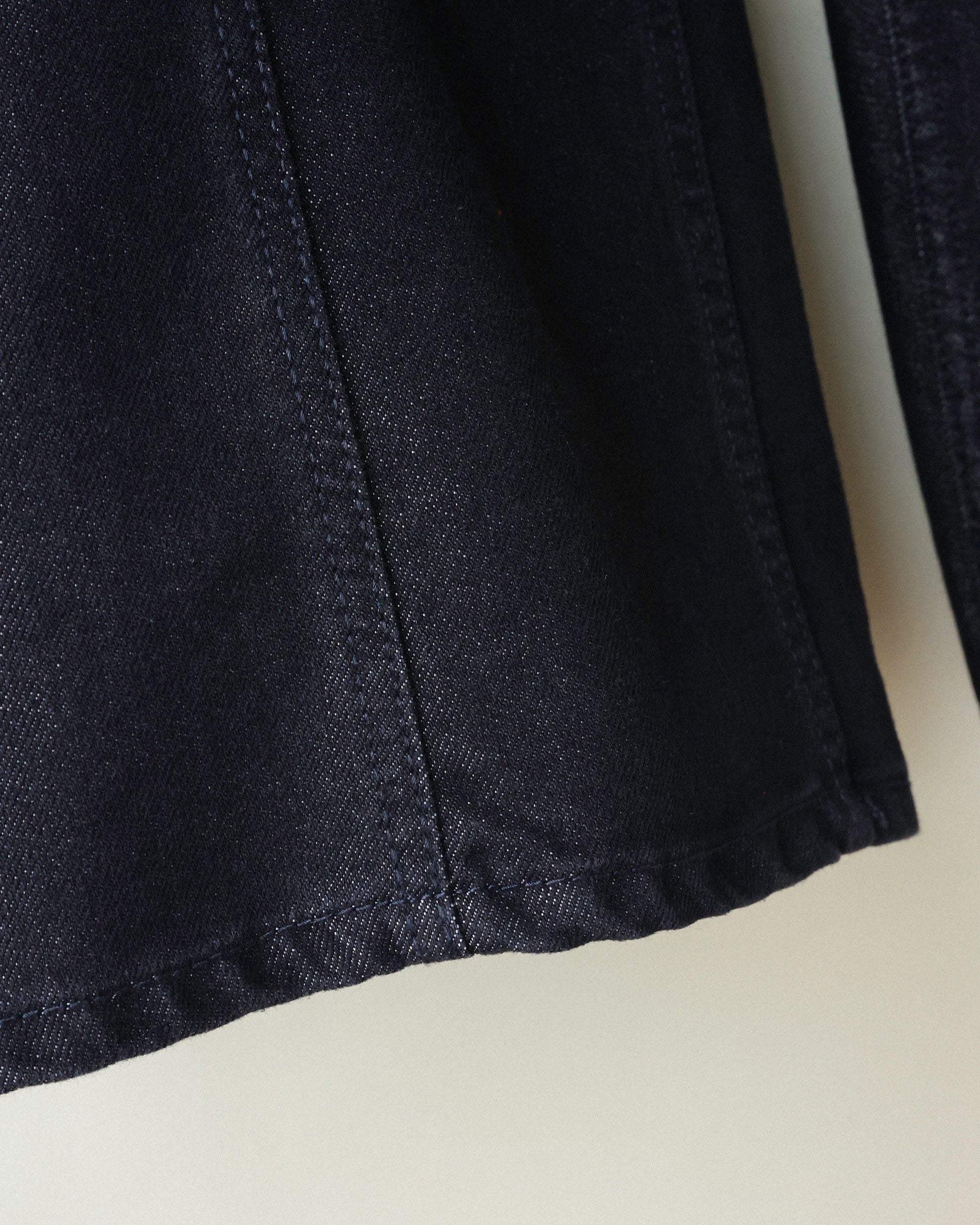 (Back in stock on 11/5) Longline Belted Denim Trousers, Deep Indigo
