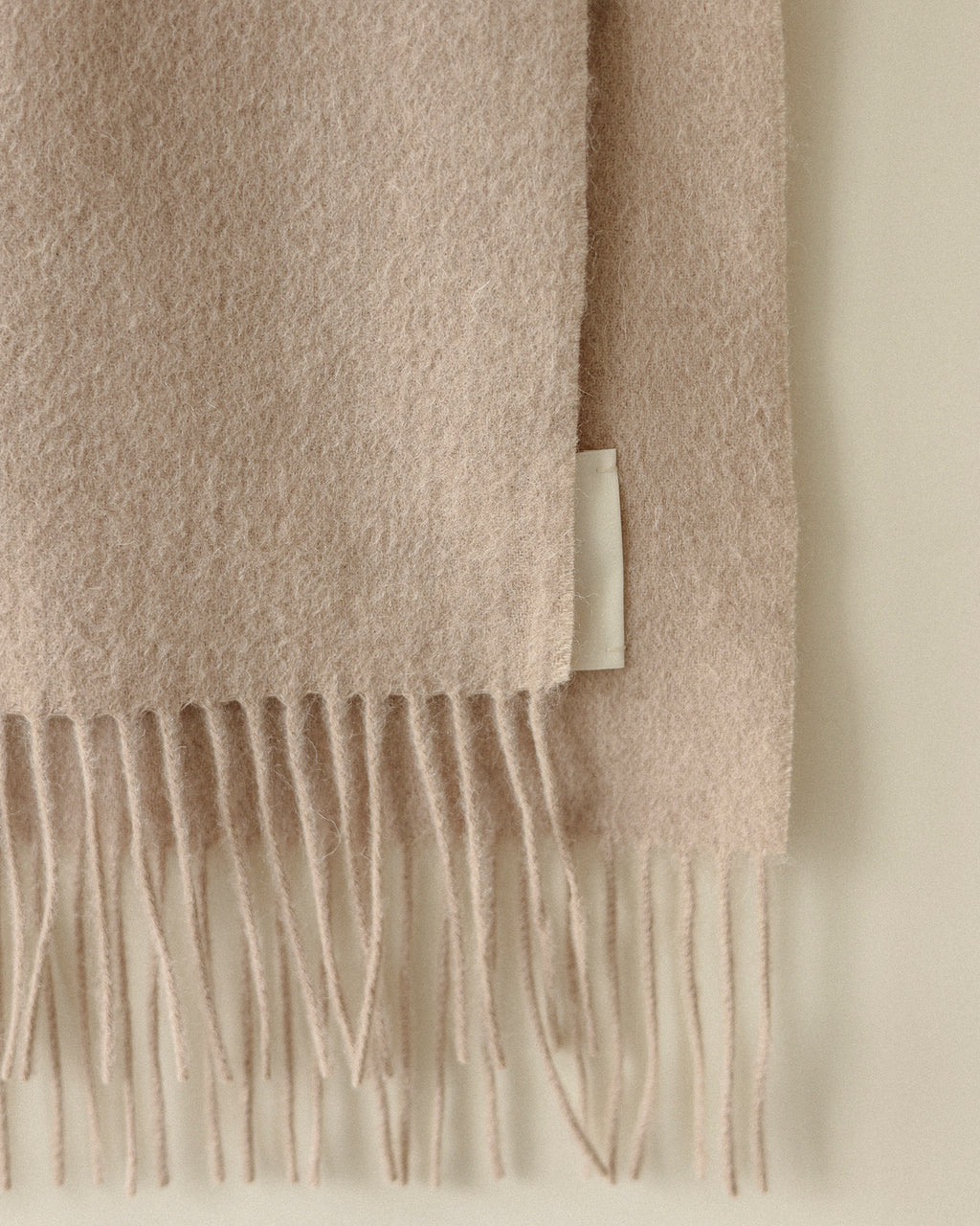 ローズ ピュアライトウールスカーフ、2色