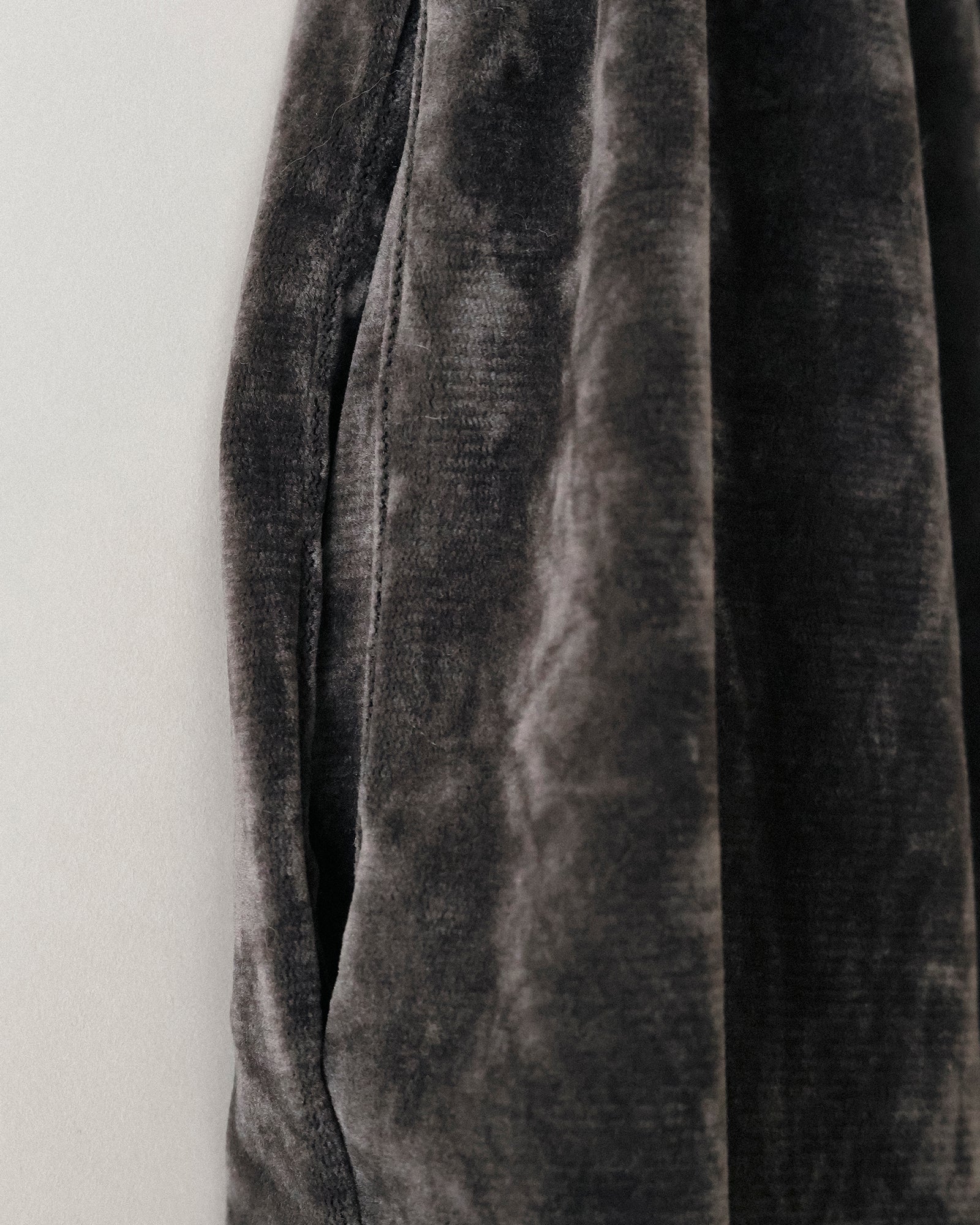 Belle Velvet Pumpkin Skirt, Storm