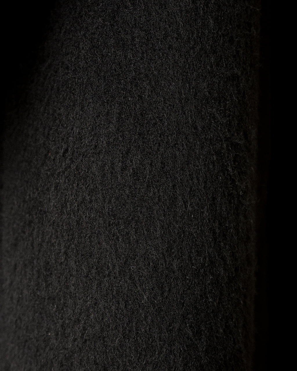 Nina Structured Camel Wool Coat, Noir