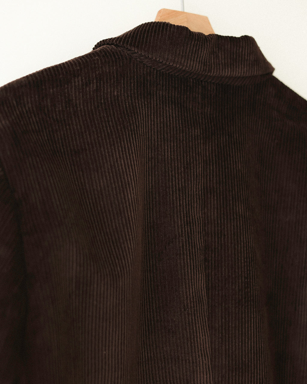 Leo Oversized Corduroy Jacket, Chestnut