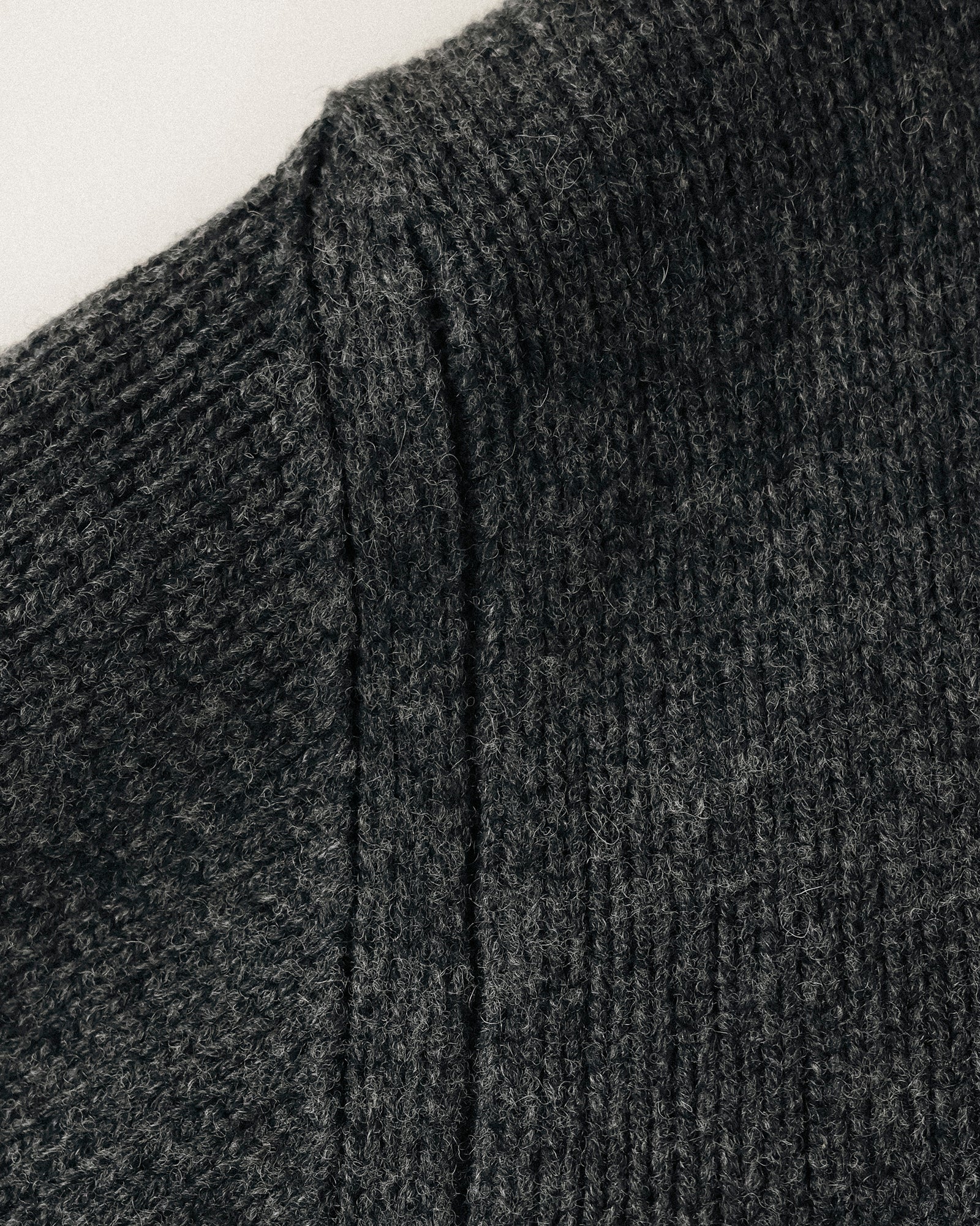 Passage / 50 Lambswool High Neck Jumper, Flint grey