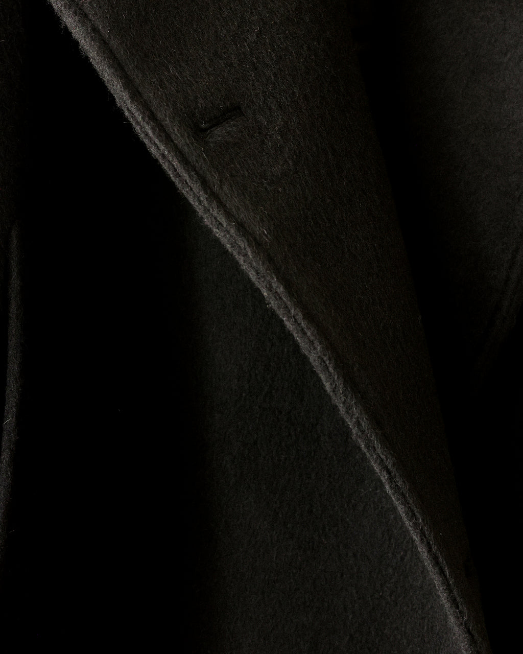 Nina Structured Camel Wool Coat, Noir