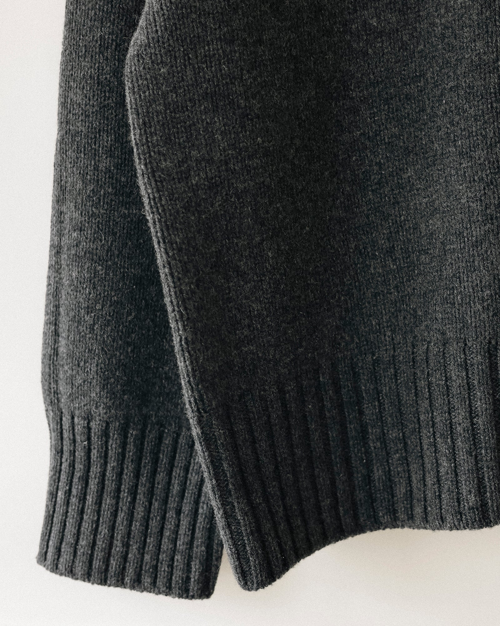 Passage / 50 Lambswool High Neck Jumper, Flint grey