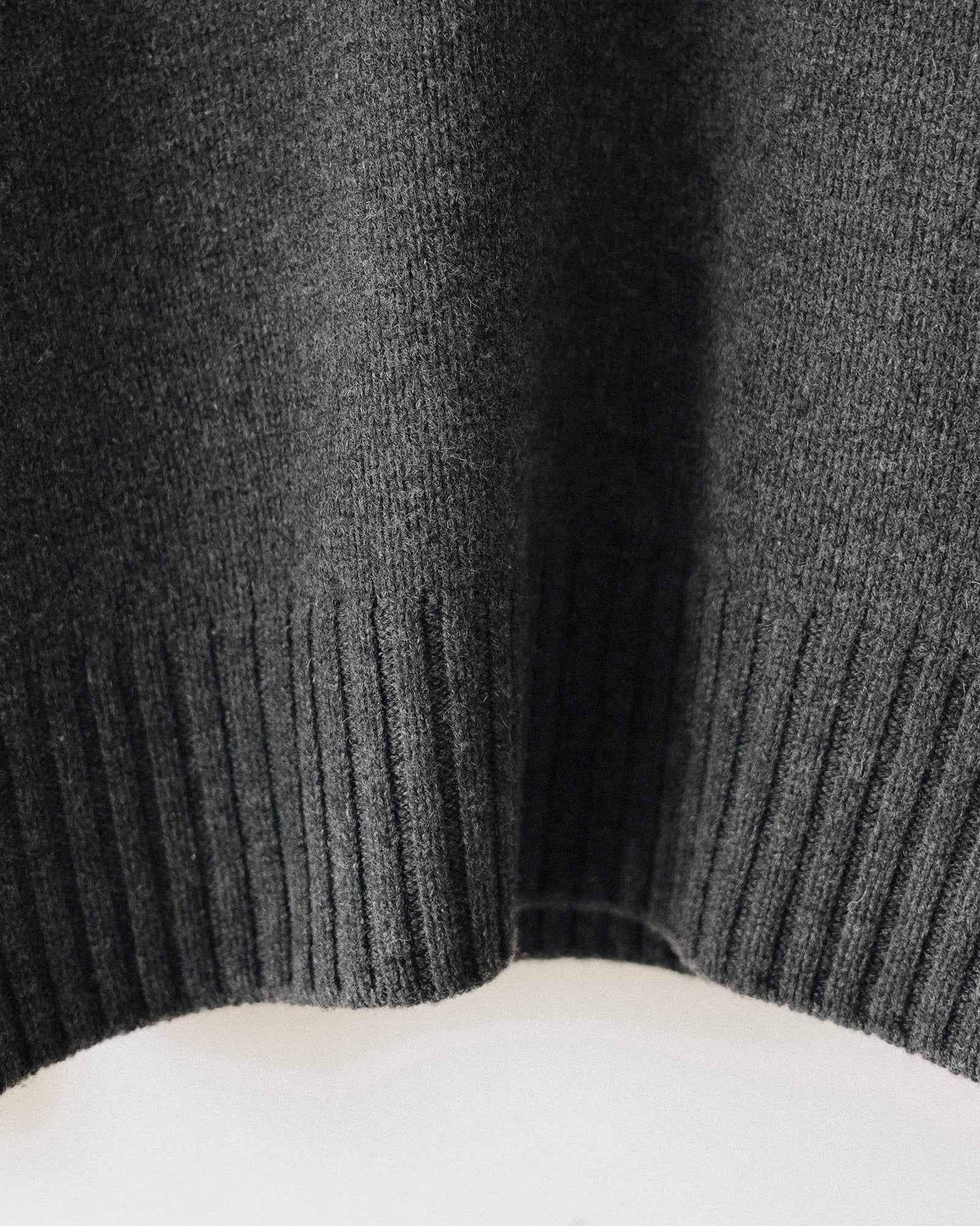 Passage / 50 Lambswool High Neck Jumper, Flint grey