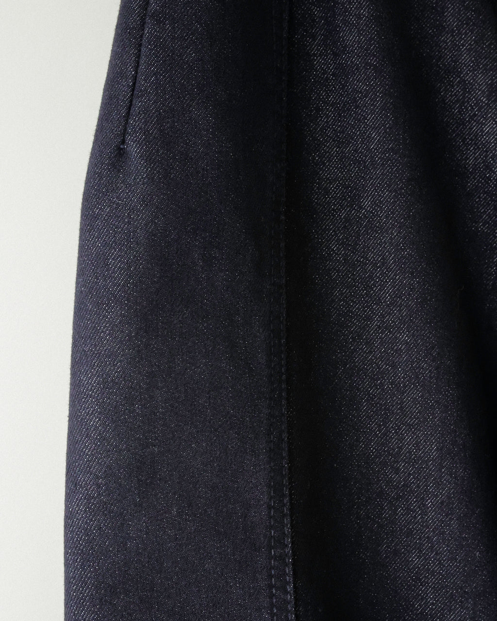(Back in stock on 11/5) Longline Belted Denim Trousers, Deep Indigo